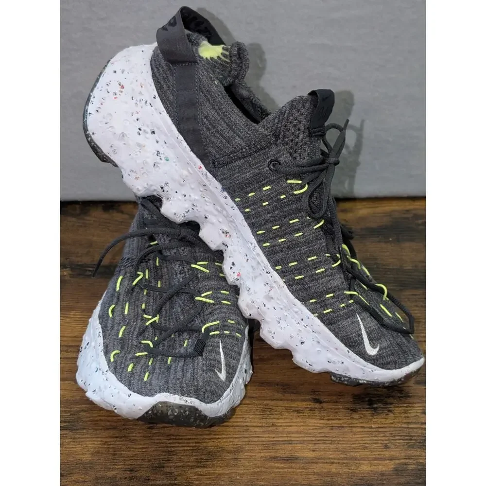 Nike Space Hippie 04 Black Volt White CZ6398-010 - Mens Shoes Size 10